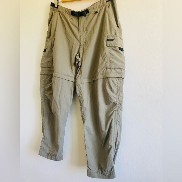 REI Hiking Cargo Convertible Pants Size 14P UPF 50 Active wear Gorpcore - Picture 2 of 11